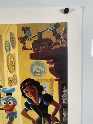Lot 185 - WALT DISNEY - An autographed Disney poster by...