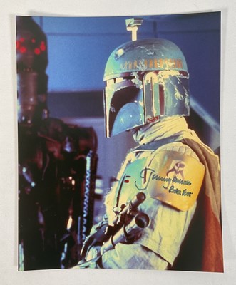 Lot 365 - STAR WARS - JEREMY BULLOCH AUTOGRAPH - An 8" x...