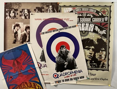 Lot 418 - A group of music related posters including...