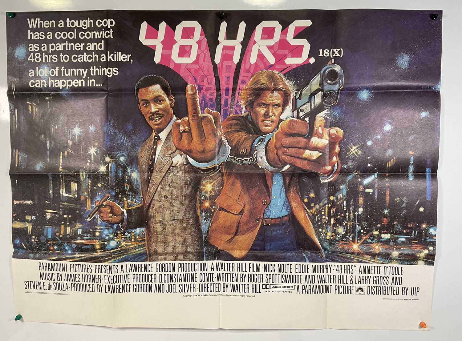Lot 27 - 48 HRS (1982) Action Comedy starring Eddie...