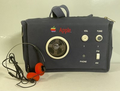 Lot 500 - A vintage APPLE COMPUTERS Radio / Coolbag -...