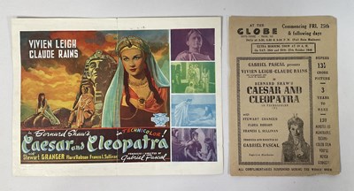 Lot 31 - An Indian movie poster for CAESAR AND...