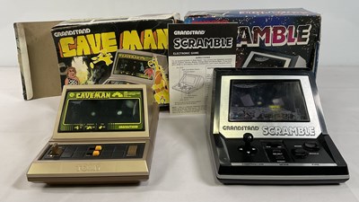 Lot 493 - RETRO GAMING - Two boxed Grandstand electronic...