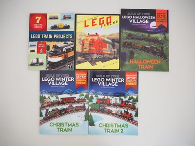 Lot 36 - A collection of LEGO Books - All train related