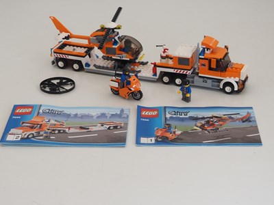 Lot 38 - LEGO CITY 7686 - Helicopter Transporter -...