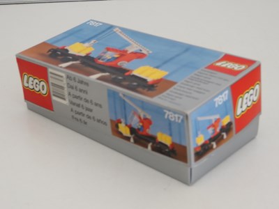 Lot 45 - LEGO TRAINS 7817 - Crane Wagon - Appears...