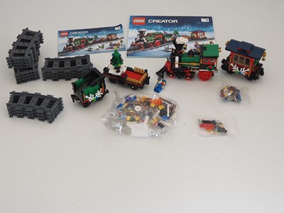 Lot 50 - LEGO CREATOR 10254 - Winter Holiday Train - In...