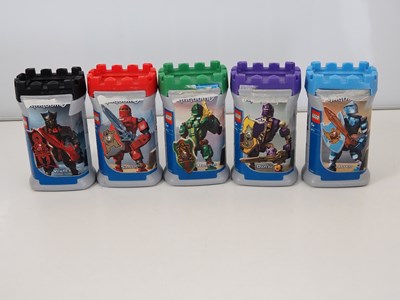 Lot 110 - LEGO KNIGHTS complete set of 5 Knights Kingdom...