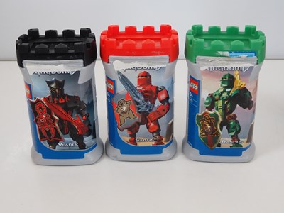 Lot 110 - LEGO KNIGHTS complete set of 5 Knights Kingdom...