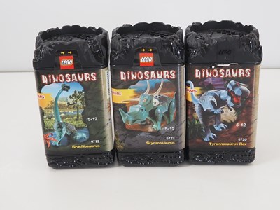 Lot 111 - LEGO DINOSAURS - A group of three dinosaurs...