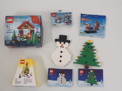 Lot 121 - LEGO - A group of seasonal items from...