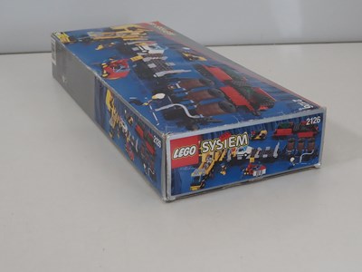 Lot 123 - LEGO SYSTEM 2126 - Train Cars - box open and...
