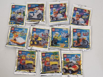 Lot 132 - LEGO CITY - A quantity of unopened bags to...