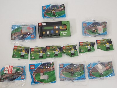 Lot 134 - LEGO FOOTBALL/SOCCER - A group of Lego...