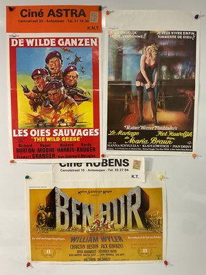 Lot 411 - INTERNATIONAL MOVIE POSTERS - A group of...