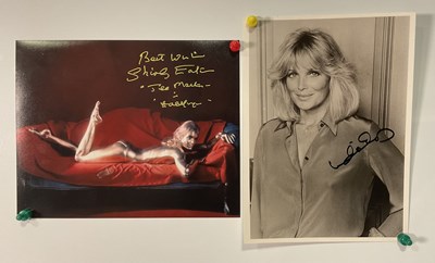 Lot 372 - Two autographed 10" x 8" photographs, one of...