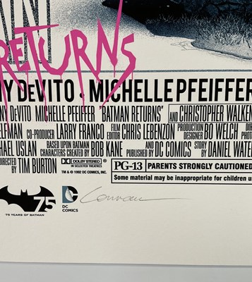 Lot 224 - ALTERNATIVE MOVIE POSTERS - BATMAN RETURNS...