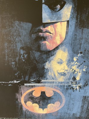 Lot 237 - ALTERNATIVE MOVIE POSTERS - BATMAN (1989) by...