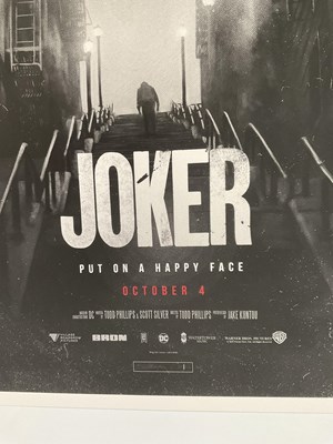 Lot 235 - ALTERNATIVE MOVIE POSTERS - JOKER (2019) by...