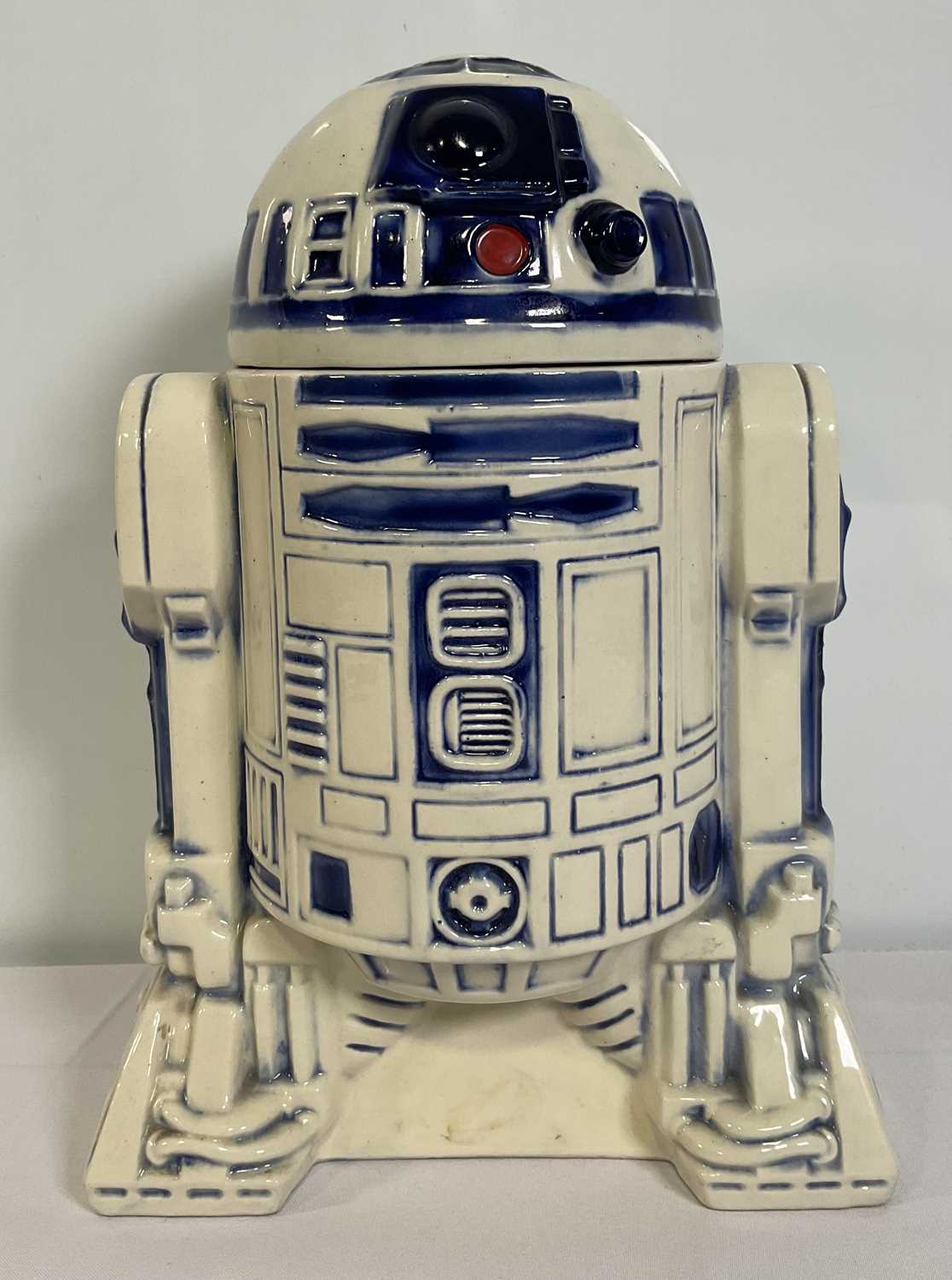 Lot 362 - STAR WARS - A 1977 R2D2 porcelain cookie jar,...