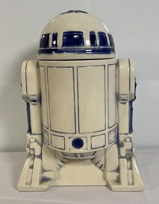 Lot 362 - STAR WARS - A 1977 R2D2 porcelain cookie jar,...