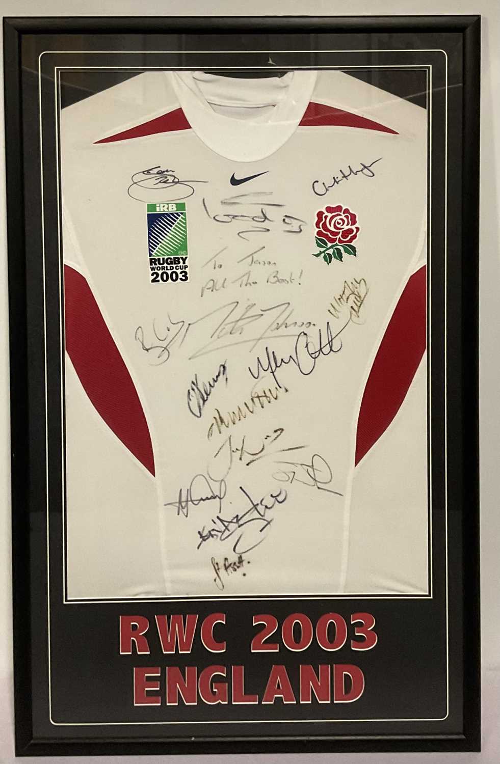 Lot 393 - SPORTING MEMORABILIA - A 2003 Rugby World Cup...