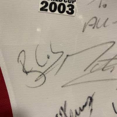 Lot 393 - SPORTING MEMORABILIA - A 2003 Rugby World Cup...