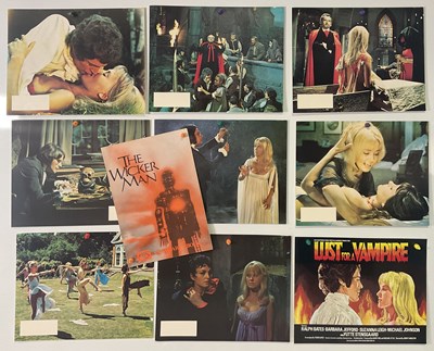 Lot 114 - LUST FOR A VAMPIRE (1971) set of 8 lobby cards...