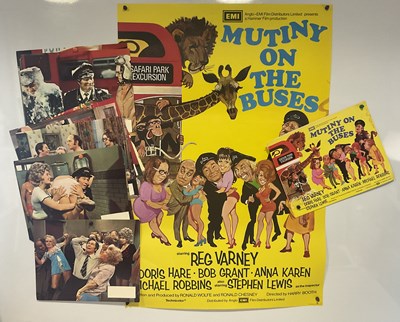 Lot 112 - MUTINY ON THE BUSES (1972) British one sheet...