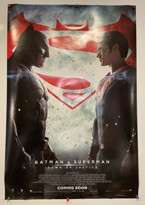 Lot 214 - SUPERHERO MOVIE POSTERS - BATMAN FOREVER...