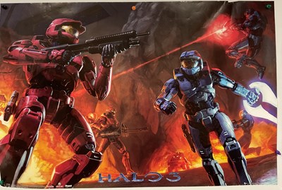 Lot 245 - GAMING INTEREST - A trio of video game posters...