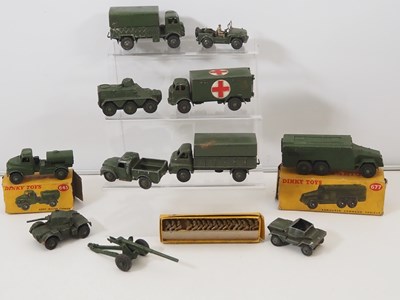 Lot 6 - A group of boxed and unboxed DINKY military...