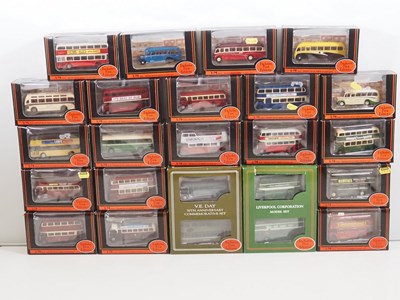 Lot 13 - A group of EFE 1:76 scale diecast buses in...
