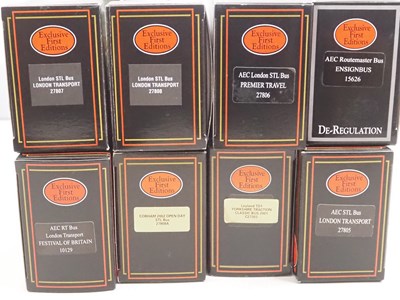 Lot 17 - A group of EFE 1:76 scale diecast buses in...