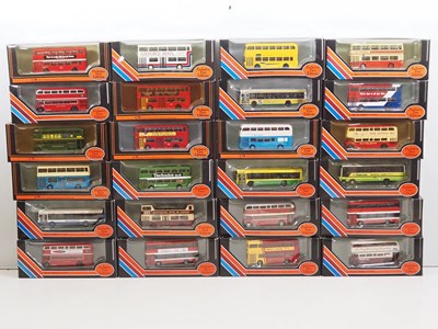 Lot 19 - A group of EFE 1:76 scale diecast buses in...