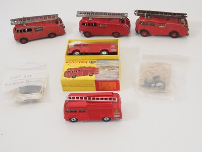 Lot 29 - A group of boxed and unboxed DINKY fire...