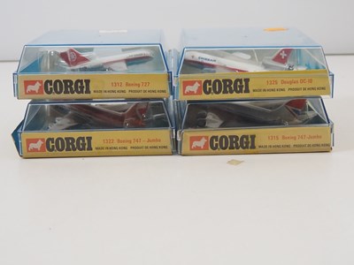 Lot 34 - A group of CORGI (Lintoys) diecast commercial...