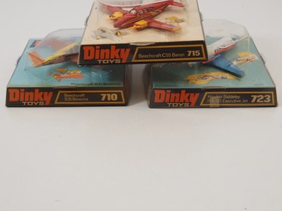 Lot 41 - A group of three DINKY diecast aircraft...