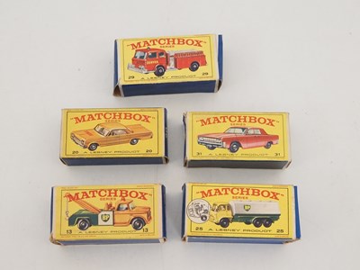 Lot 47 - A group of MATCHBOX 1-75 series regular wheels...