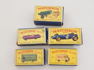 Lot 48 - A group of MATCHBOX 1-75 series regular wheels...