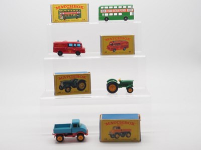 Lot 49 - A group of MATCHBOX 1-75 series regular wheels...