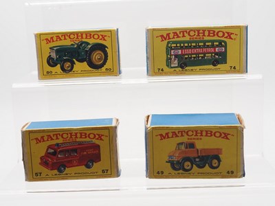 Lot 49 - A group of MATCHBOX 1-75 series regular wheels...