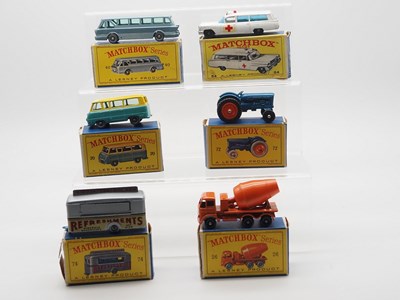 Lot 63 - A group of MATCHBOX 1-75 series regular wheels...