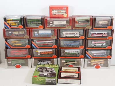 Lot 82 - A group of EFE 1:76 scale diecast buses and...