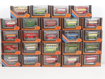 Lot 85 - A group of EFE 1:76 scale diecast buses in...