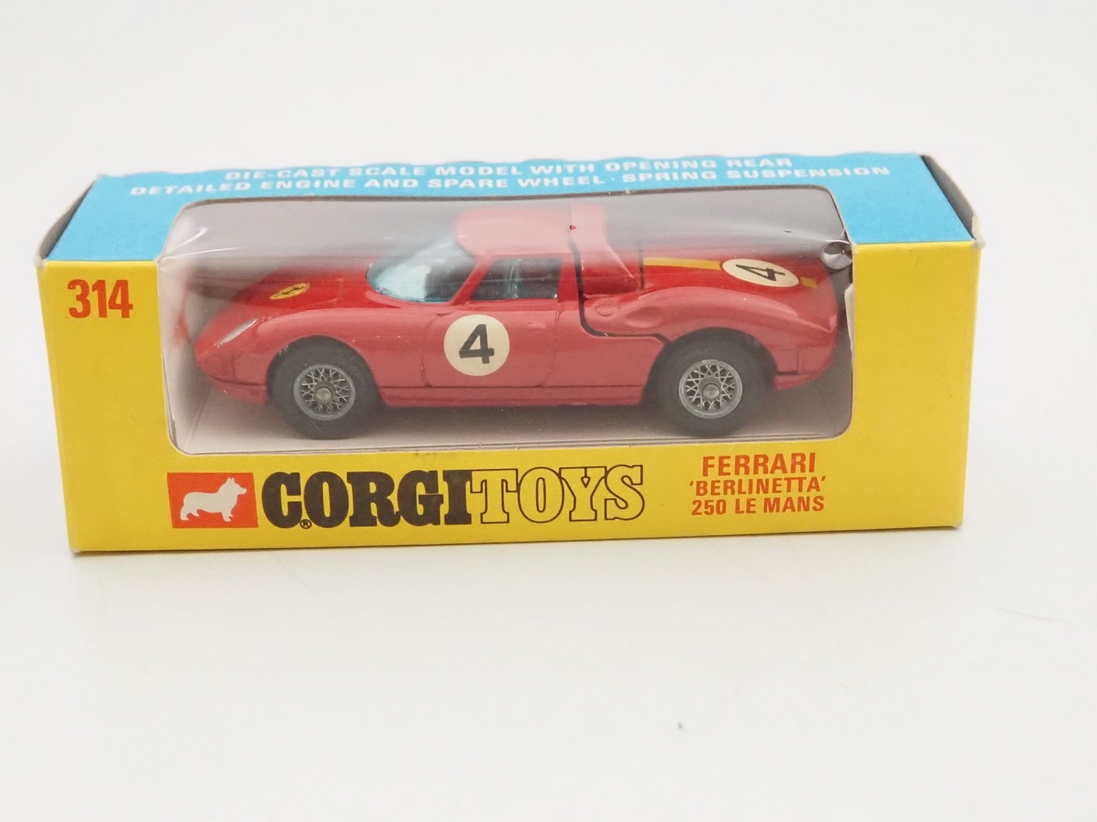 Lot 114 A CORGI 314 diecast Ferrari Berlinetta
