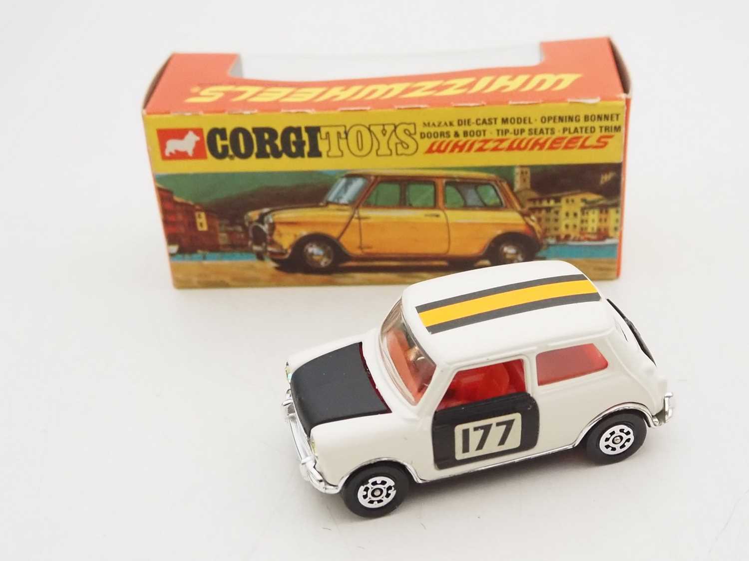 Lot 117 - A CORGI WHIZZWHEELS 282 Mini Cooper in white