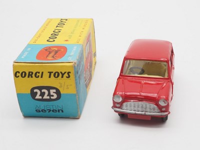 Lot 133 - A CORGI 225 diecast Austin Seven in red - VG...