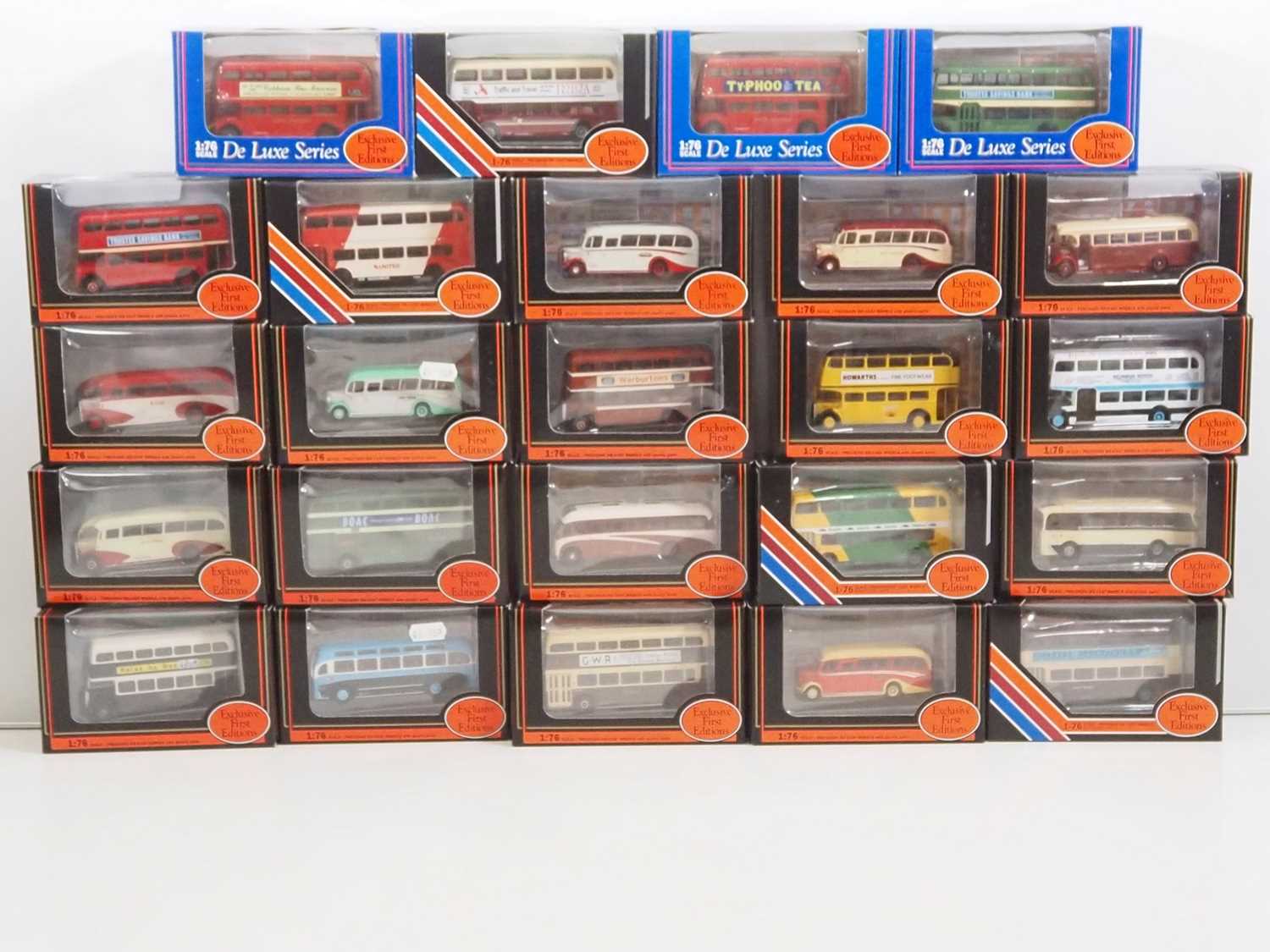 Lot 149 - A group of EFE 1:76 scale diecast buses in...