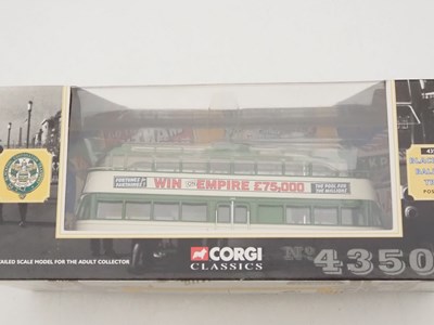 Lot 160 - A group of CORGI 1:76 scale Blackpool trams -...